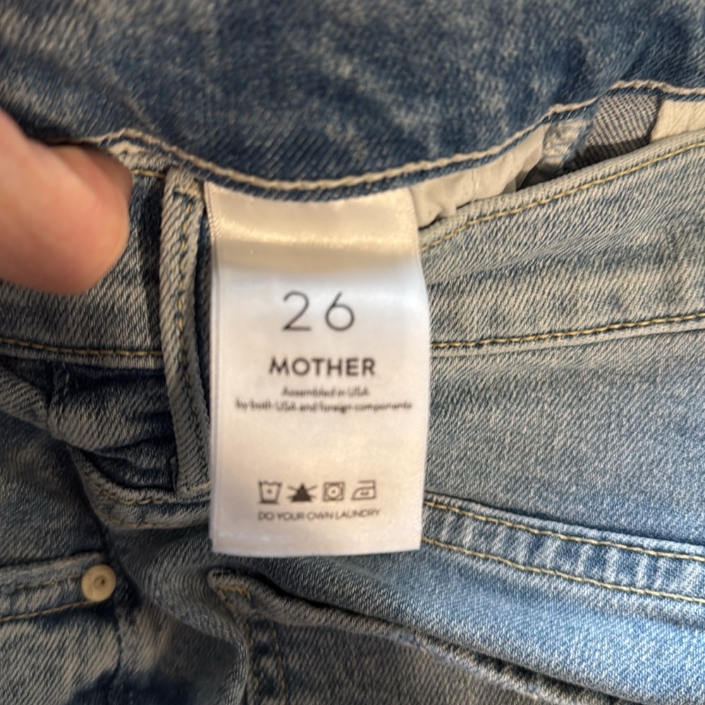 MOTHER The Insider Crop Step Chew - Picture 8 of 13